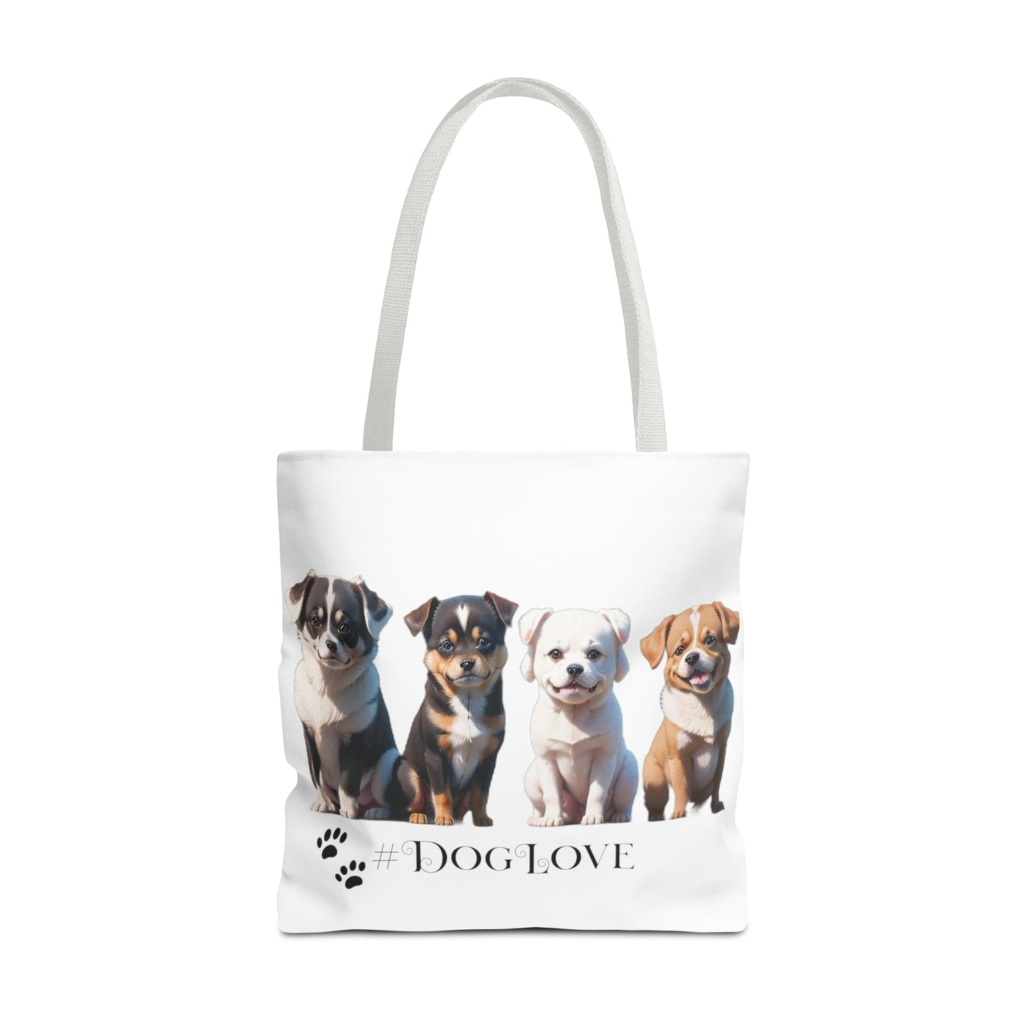 Tote Bag (AOP): #DogLove