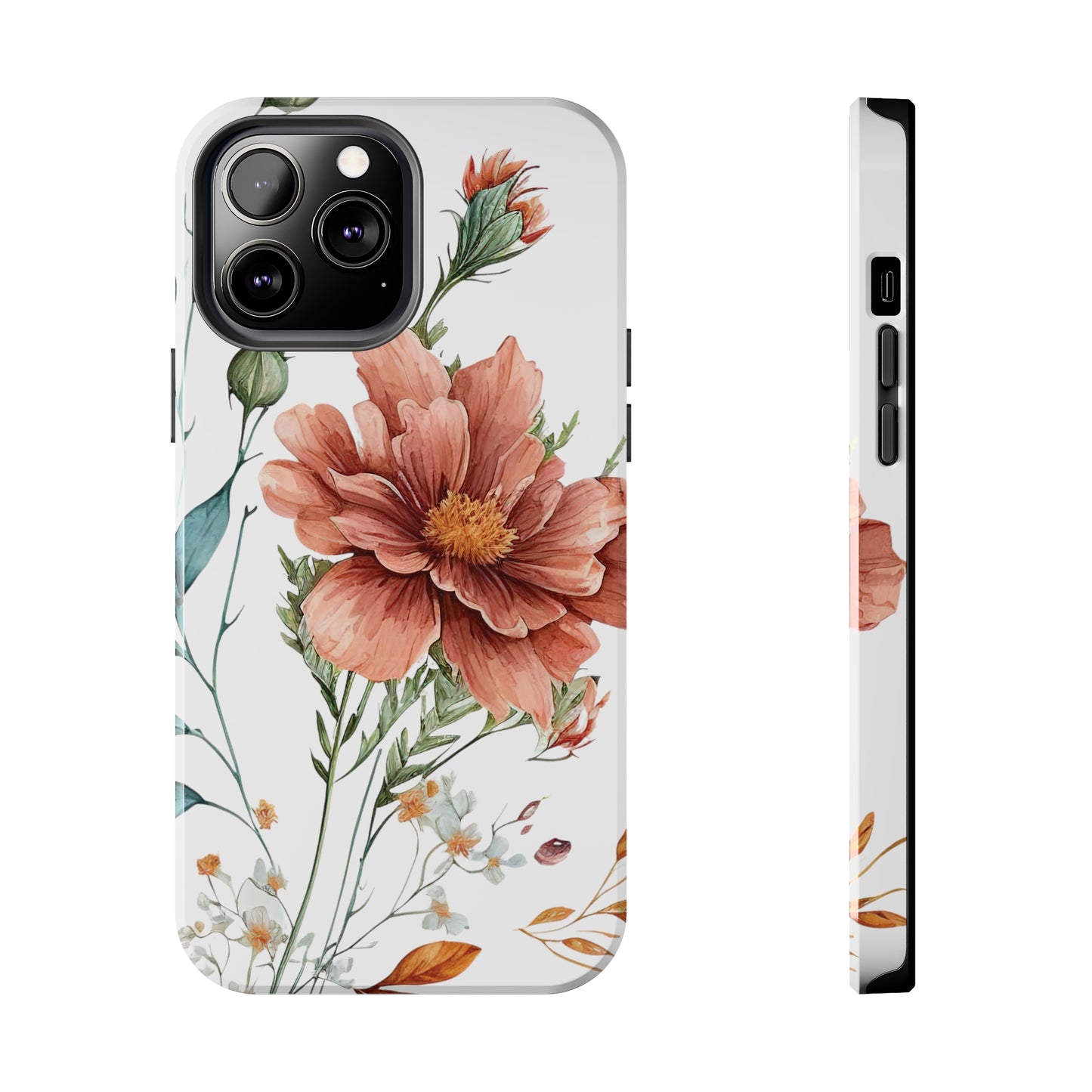 Tough Phone Cases: Watercolor Flower