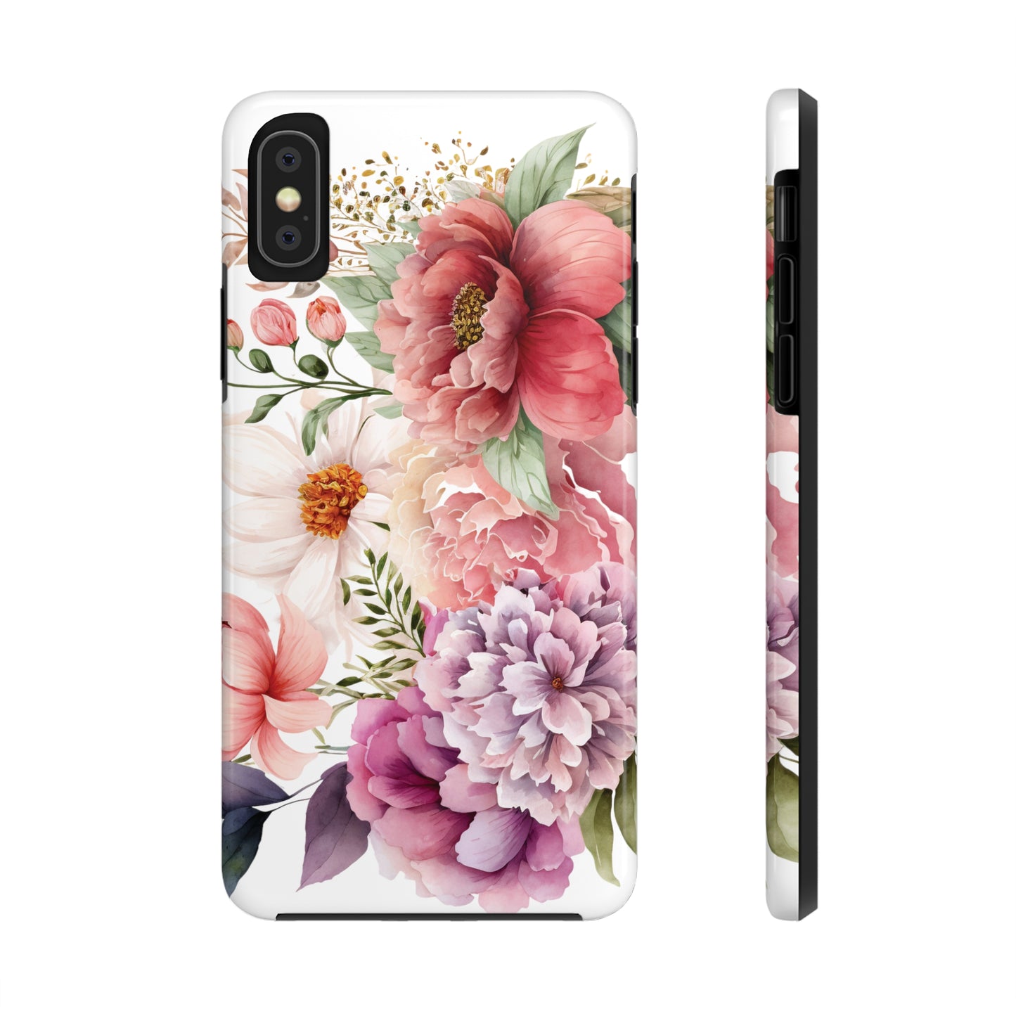 Tough Phone Cases: Watercolor Flower