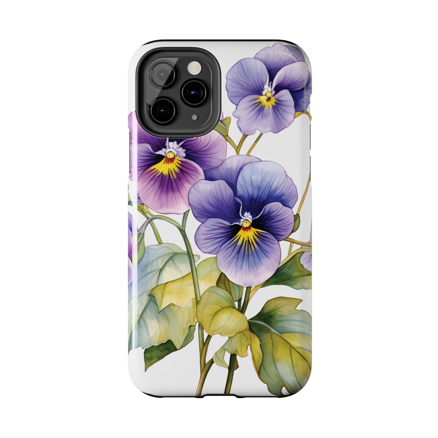 Tough Phone Cases (Violet Flower)