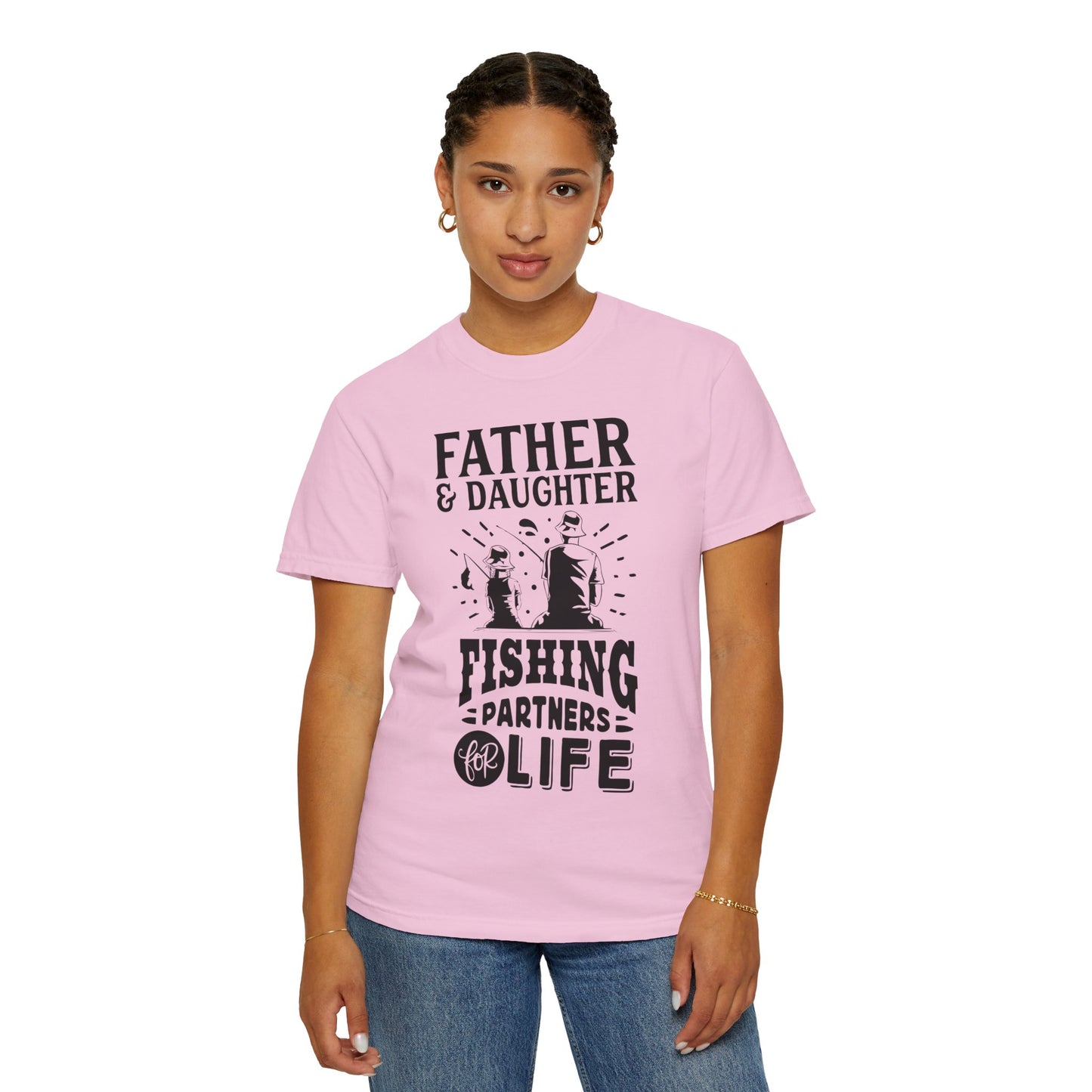 Father and daughter forever: Unisex Garment-Dyed T-shirt