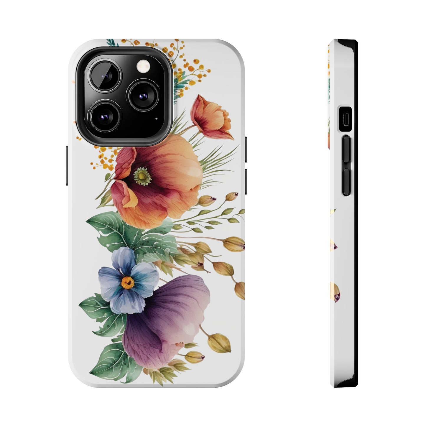 Tough Phone Cases: Watercolor Flower