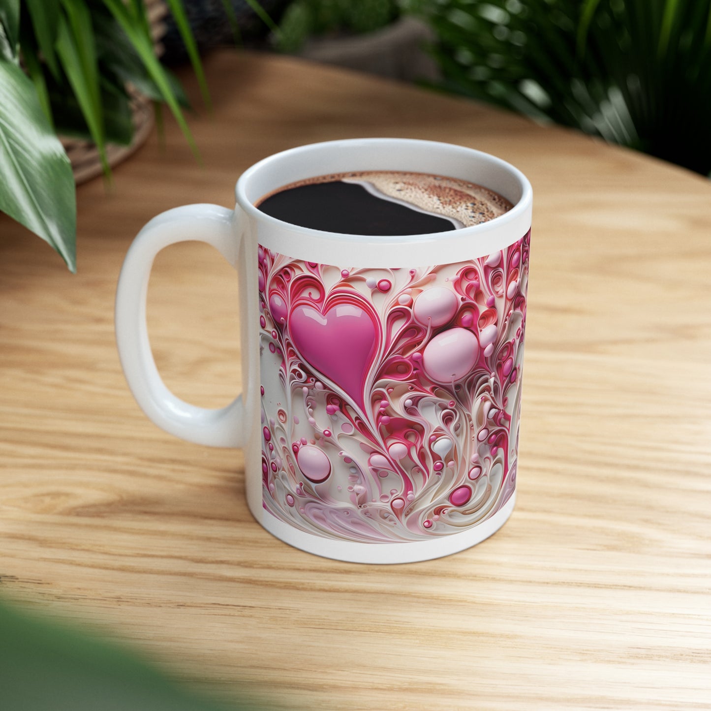 Valentine's Fantasy Heart: Ceramic Mug 11oz