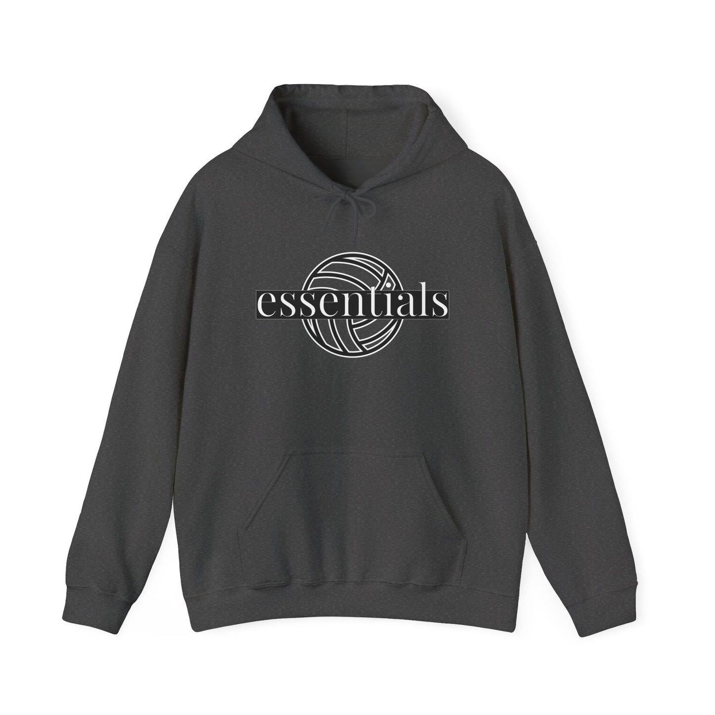 Volleyball Essentials Hoodie, Unisex Sweatshirt for Players, Casual Wear, Sports Apparel, Gift for Volleyball Lovers, Comfortable Warmth