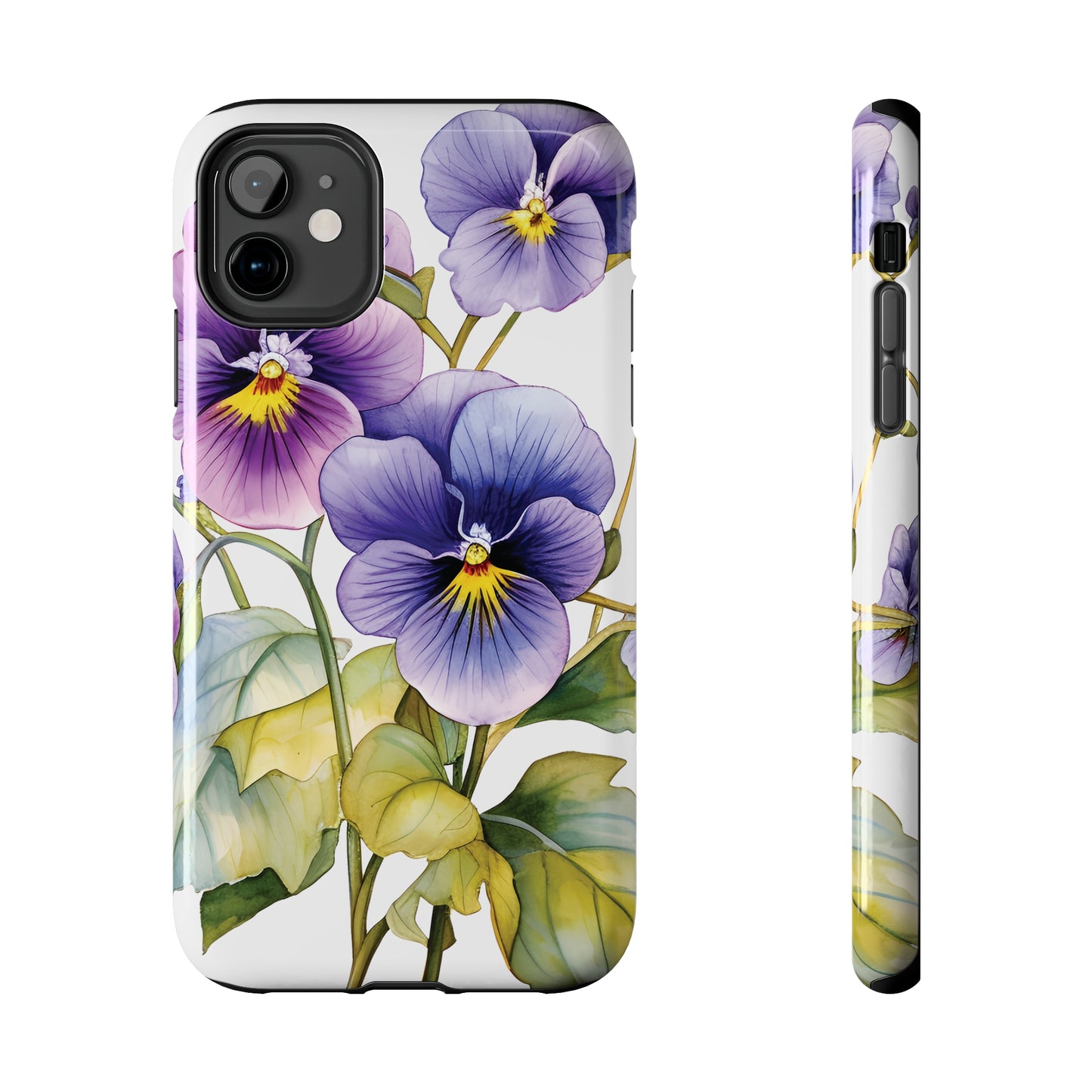 Tough Phone Cases (Violet Flower)