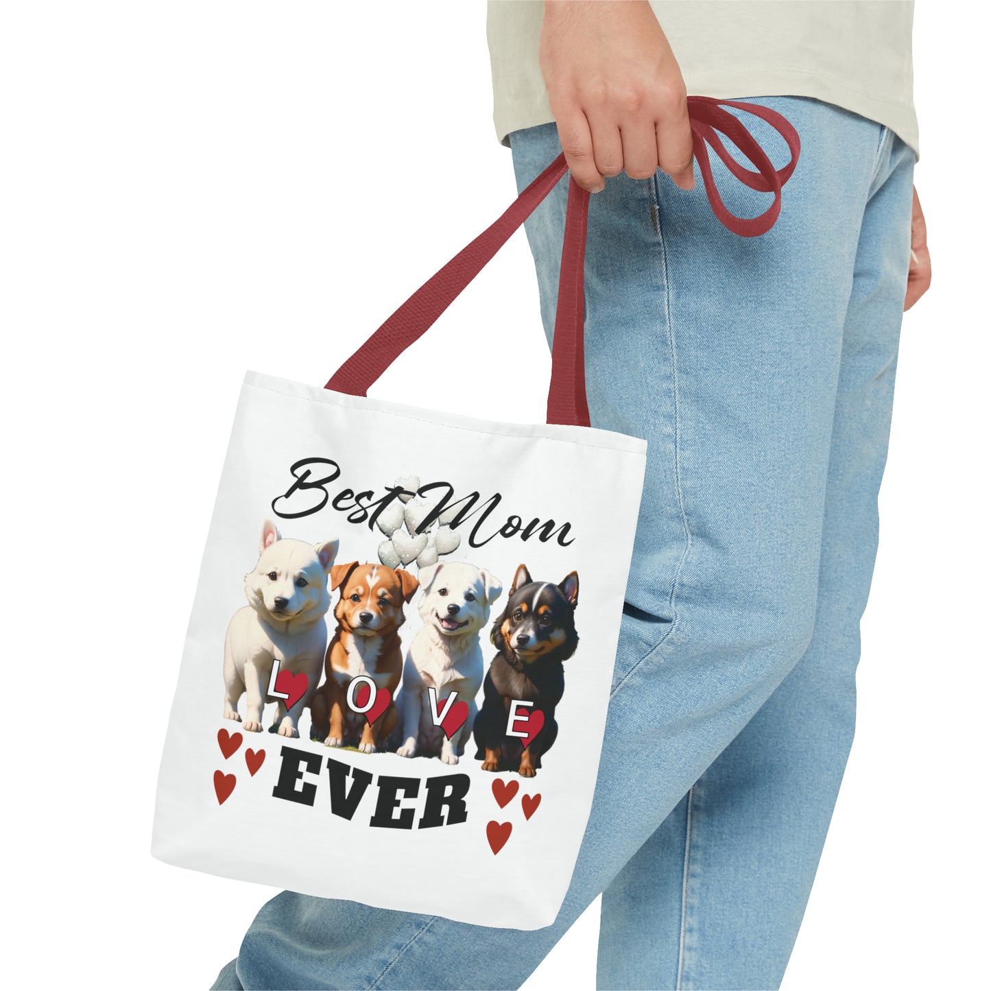 Valentine: Best Mom Ever - Tote Bag (AOP)