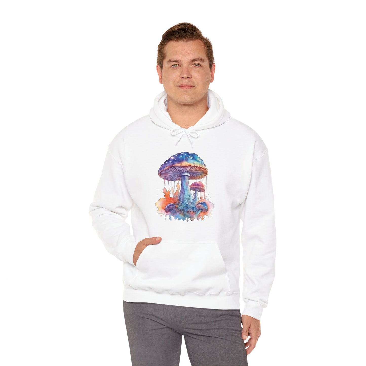 Mushroom1 - Unisex Heavy Blend™ Hooded Sweatshirt