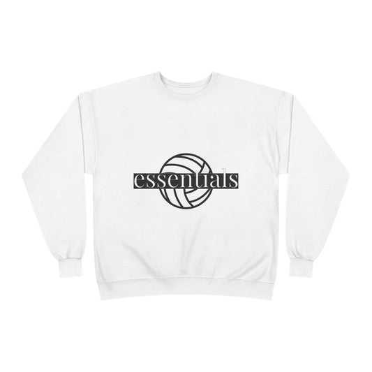 Unisex Eco-Friendly Volleyball Sweatshirt, Casual Sportswear for Athletes, Great for Gifts, Team Spiritwear, Eco-Conscious Fashion