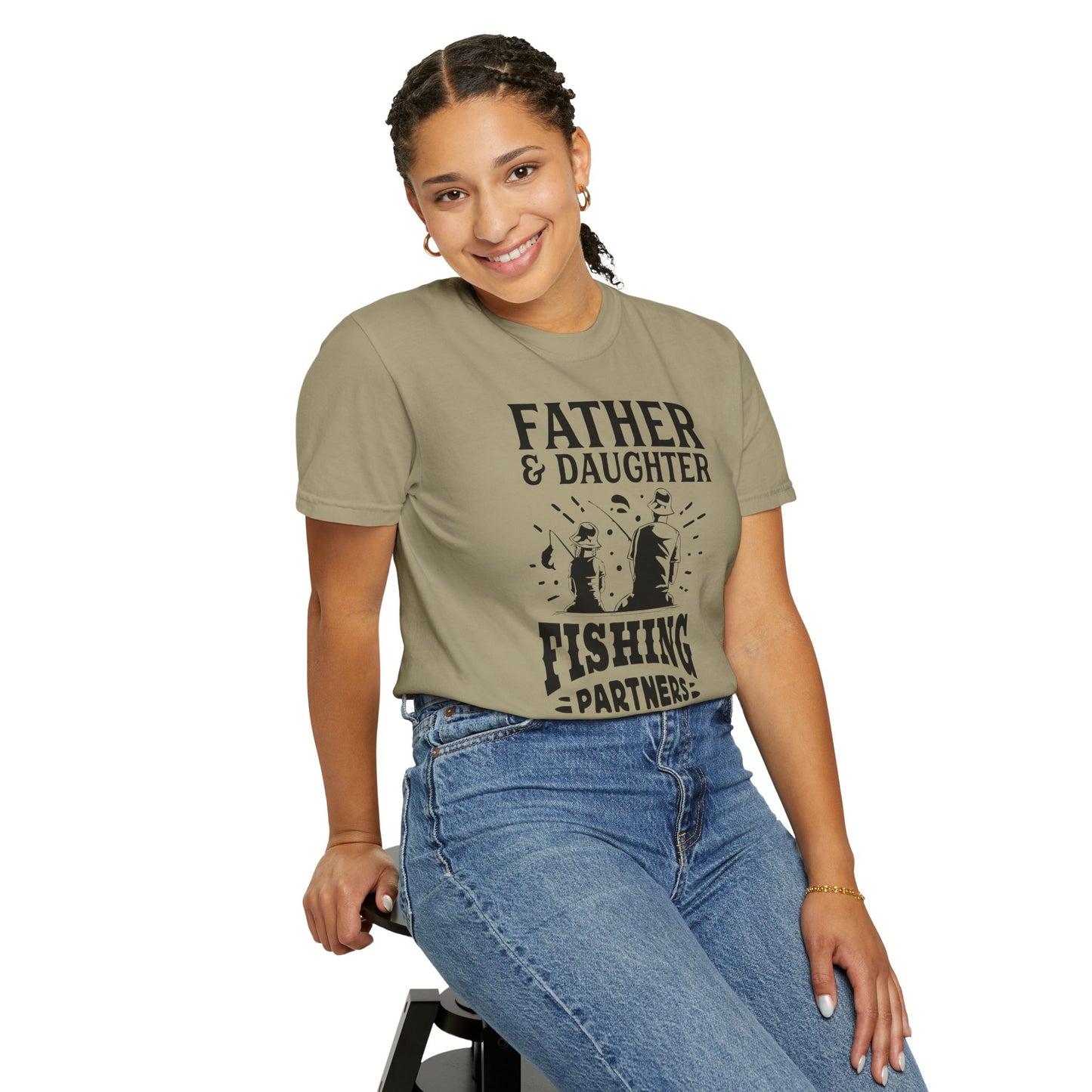 Father and daughter forever: Unisex Garment-Dyed T-shirt