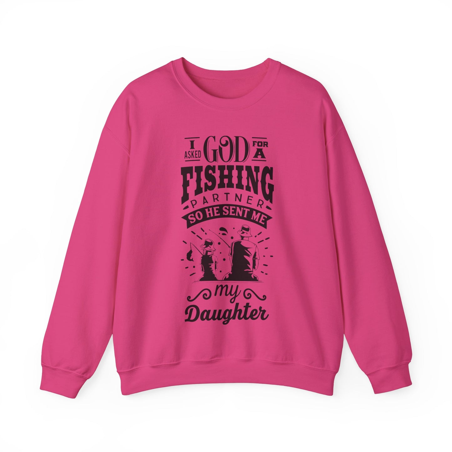 Father and daughter - Unisex Heavy Blend™ Crewneck Sweatshirt