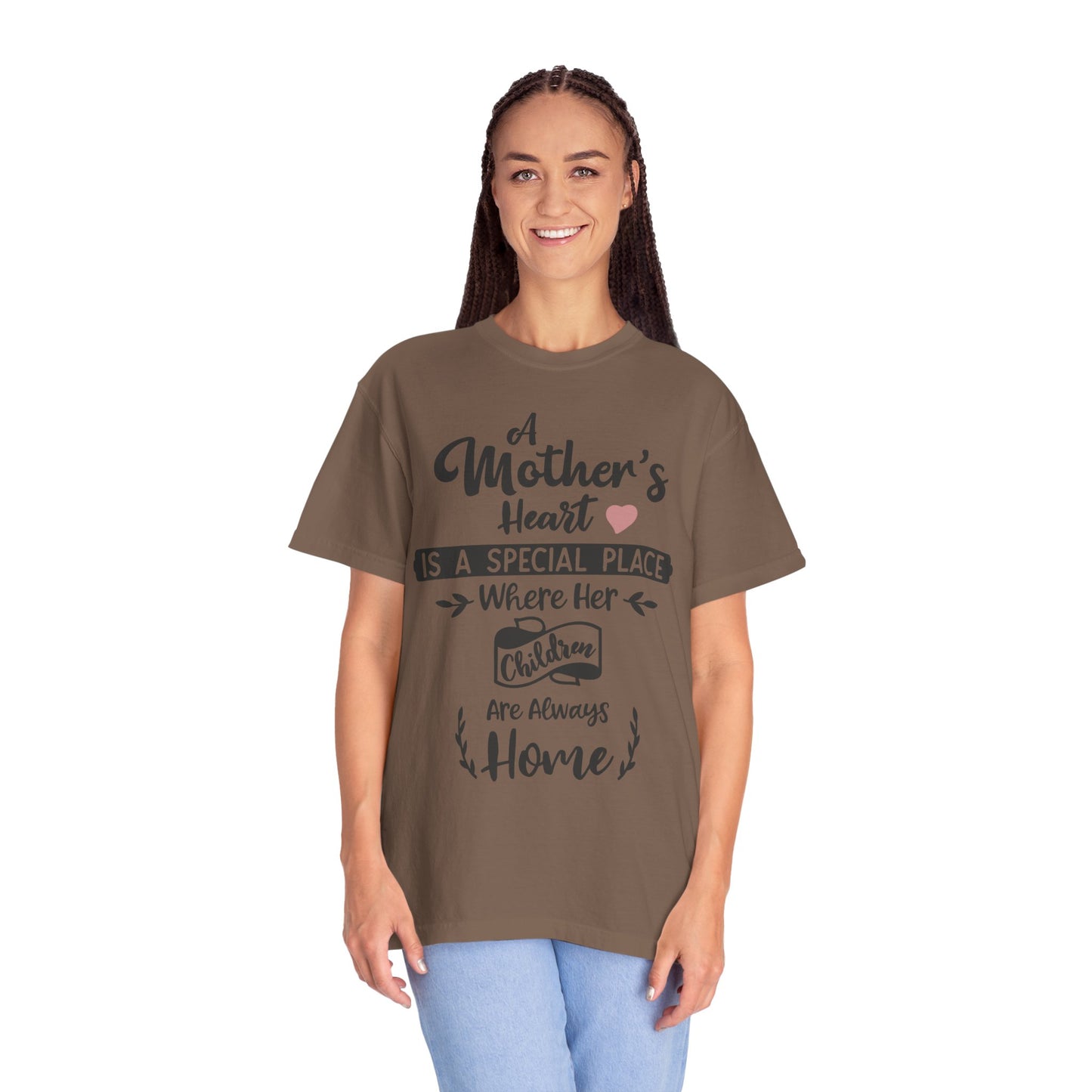 Mother's heart is a special place - Unisex Garment-Dyed T-shirt