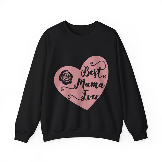 Best Mom Ever Heart - Unisex Heavy Blend™ Crewneck Sweatshirt