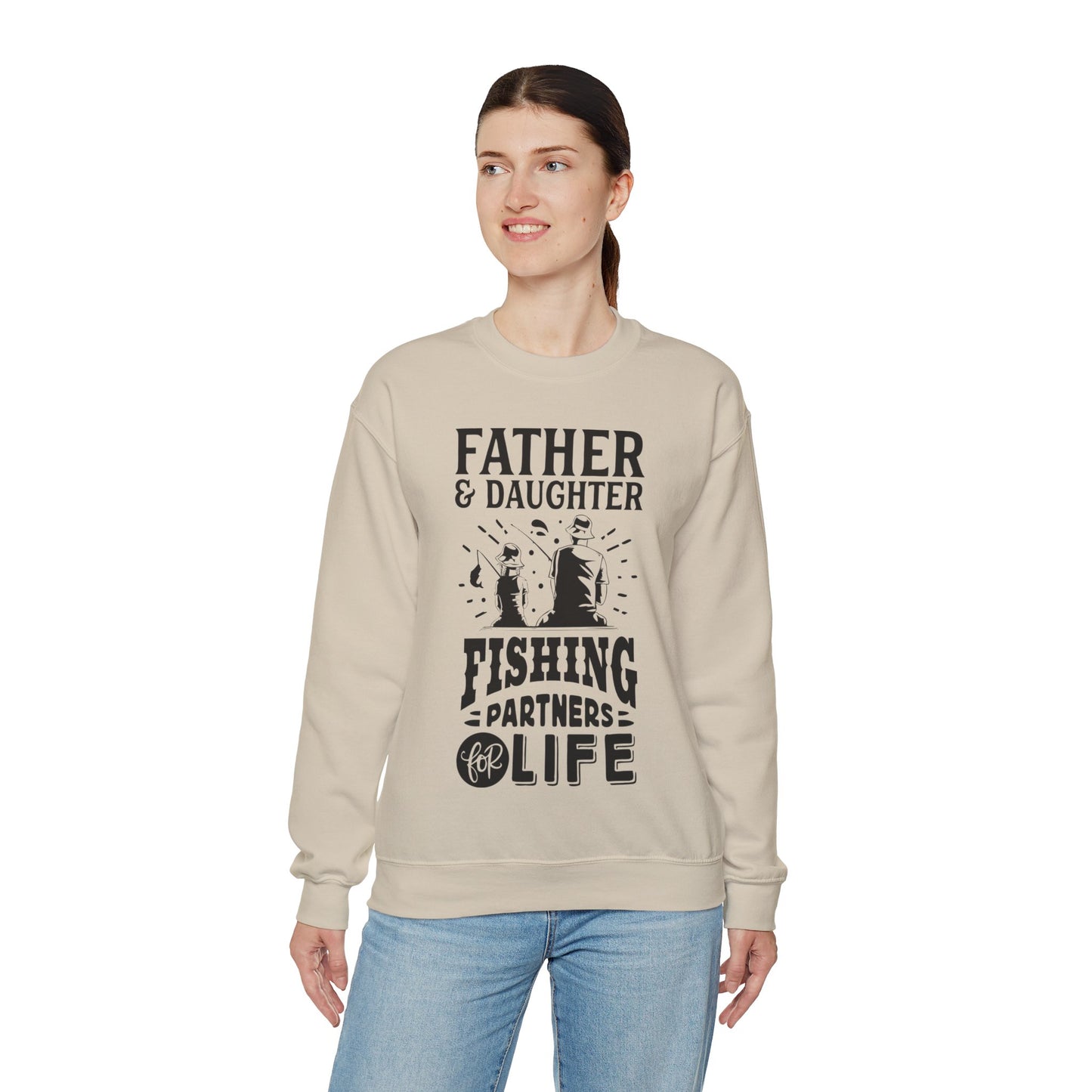 Father and Daughter for life - Unisex Heavy Blend™ Crewneck Sweatshirt