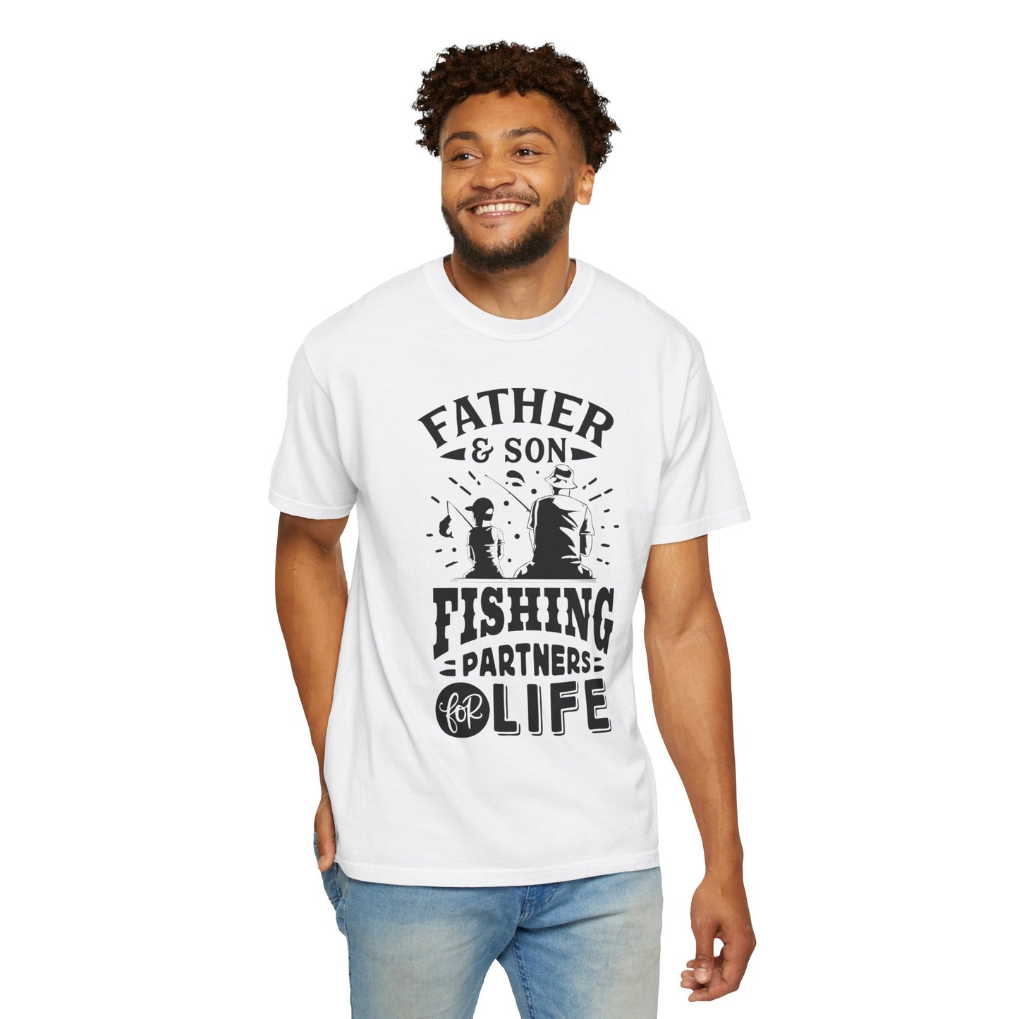 Father and Son forever: Unisex Garment-Dyed T-shirt