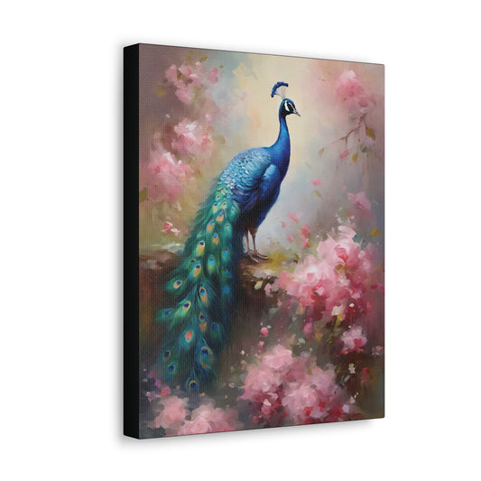 Beautiful Peacock: Canvas Gallery Wraps