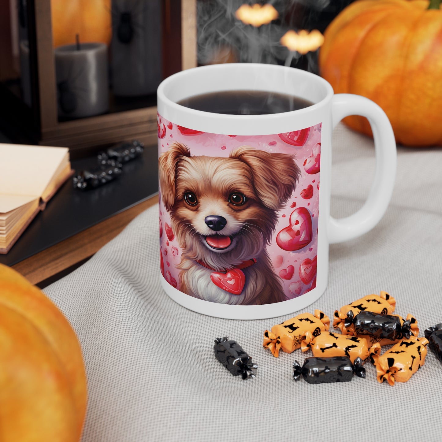 Valentine's Dog: Ceramic Mug 11oz