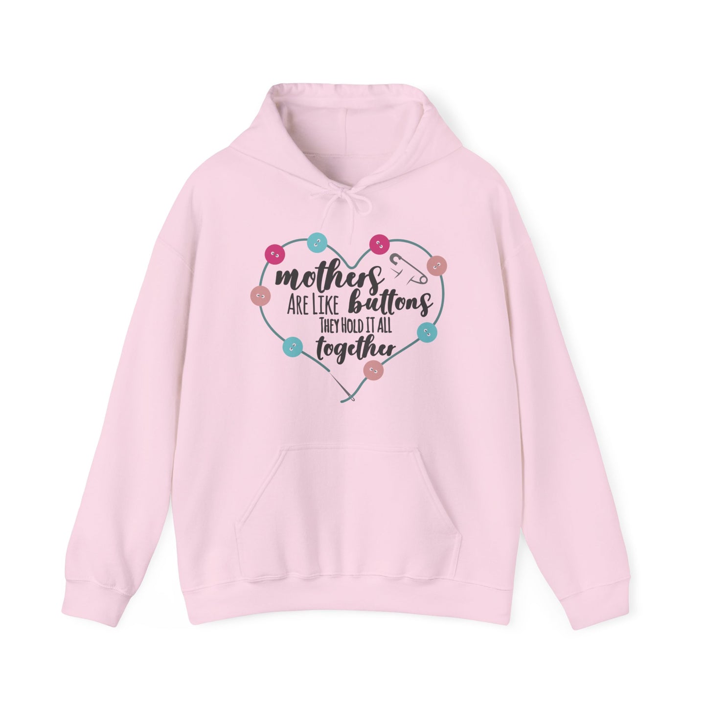 Mothers are like buttons - Unisex Heavy Blend™ Hooded Sweatshirt