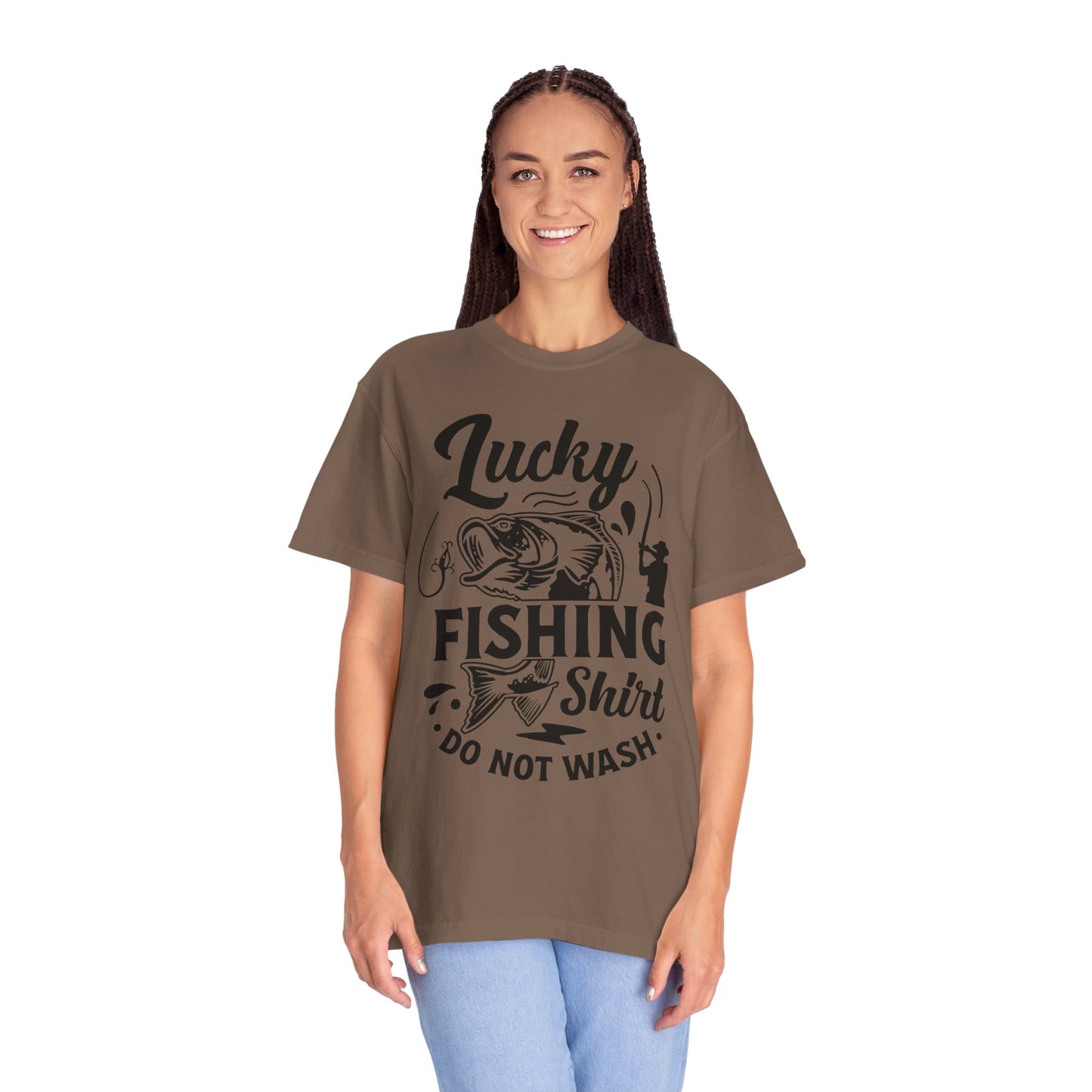 Lucky fishing shirt: Unisex Garment-Dyed T-shirt