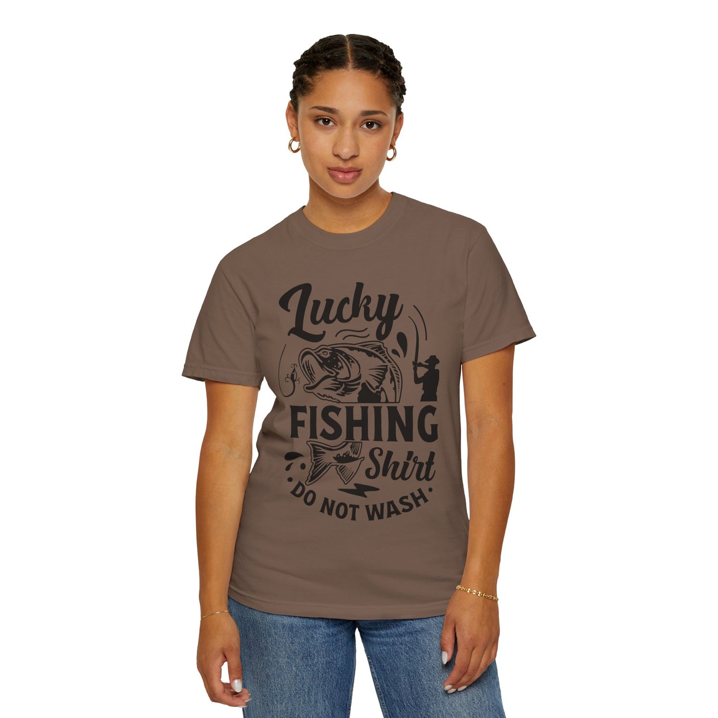 Lucky fishing shirt: Unisex Garment-Dyed T-shirt