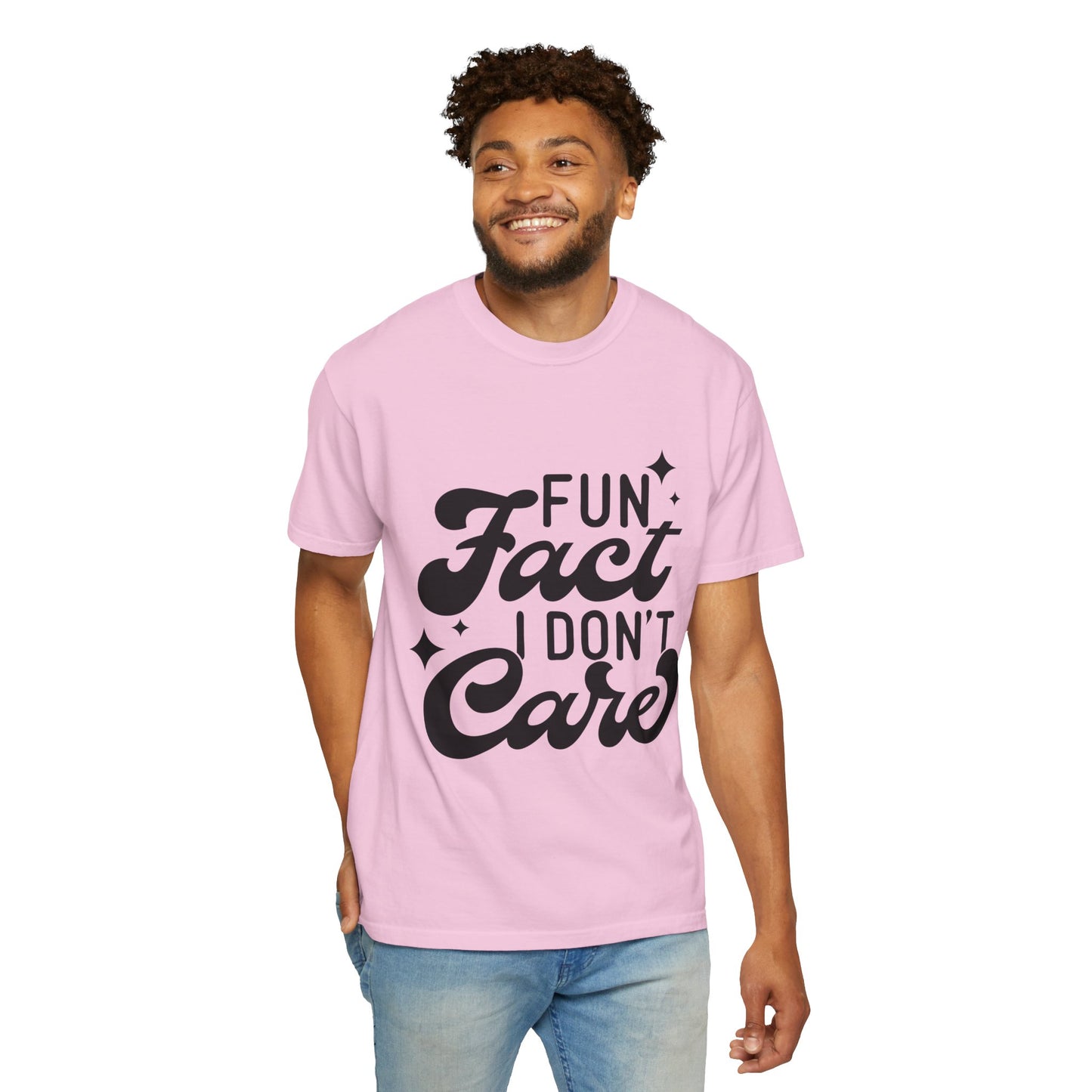 Fun fact - I don't care - Unisex Garment-Dyed T-shirt