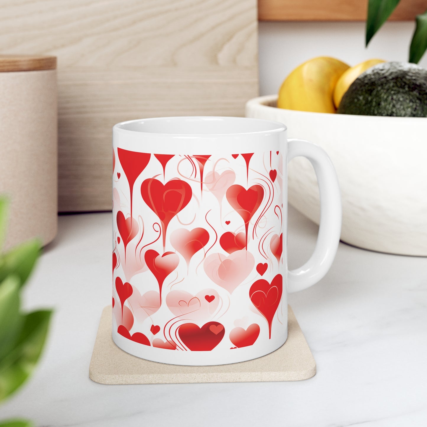 Valentine's Heart: Ceramic Mug 11oz