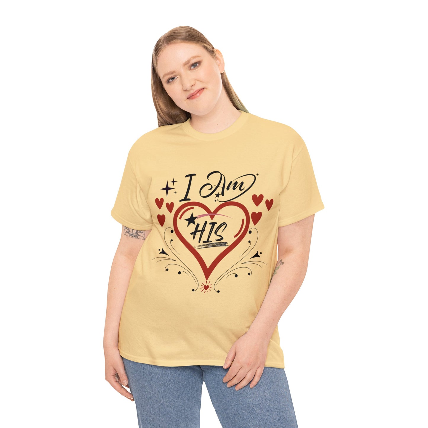 Valentine: I Am His1 - Unisex Heavy Cotton Tee