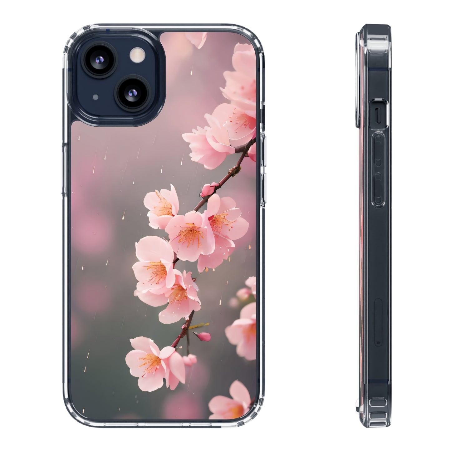 Clear Phone Cases: Blossom Flower