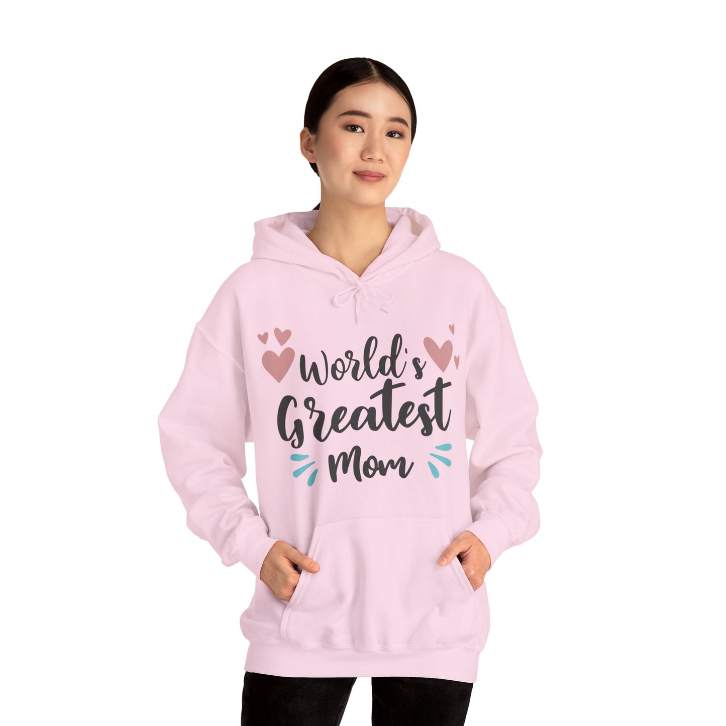 Worl Greatest Mom - Unisex Heavy Blend™ Hooded Sweatshirt