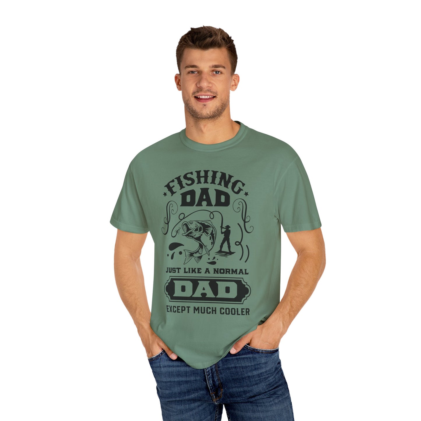 Fishing dad is cool: Unisex Garment-Dyed T-shirt