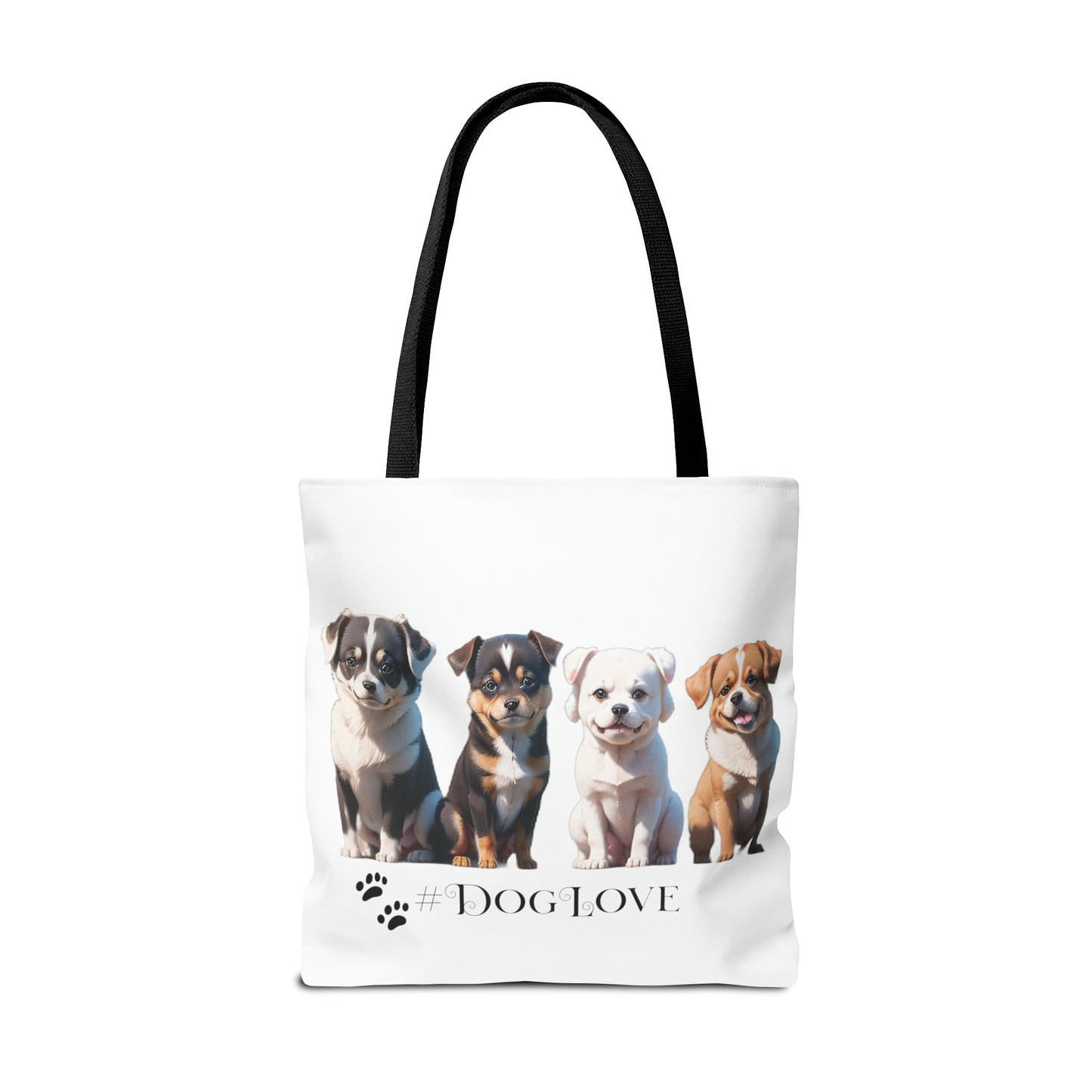 Tote Bag (AOP): #DogLove