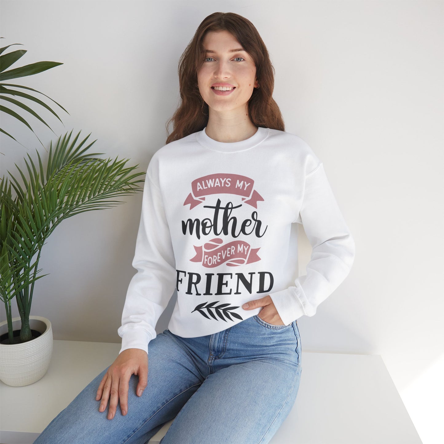 Always my mother - Unisex Heavy Blend™ Crewneck Sweatshirt