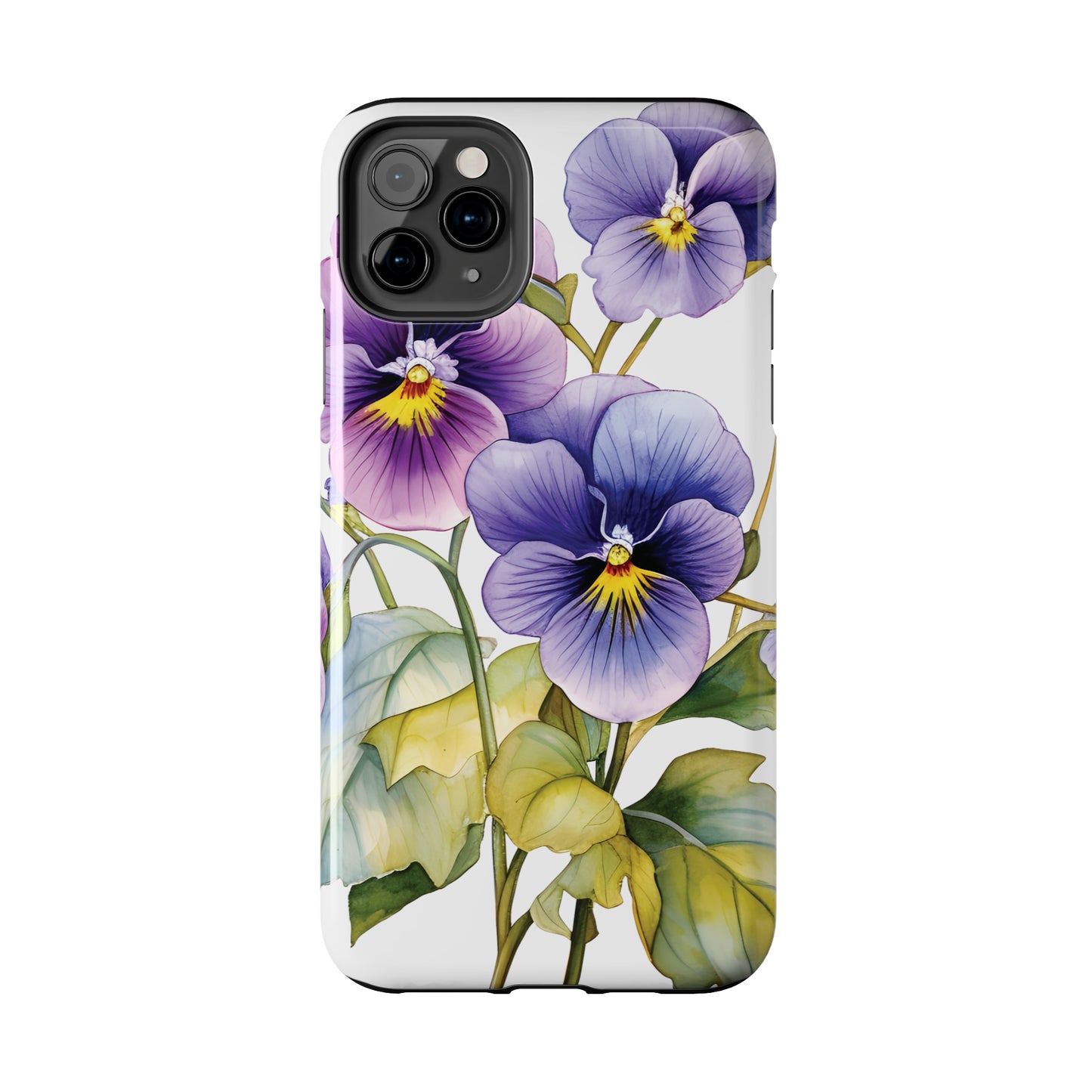 Tough Phone Cases (Violet Flower)