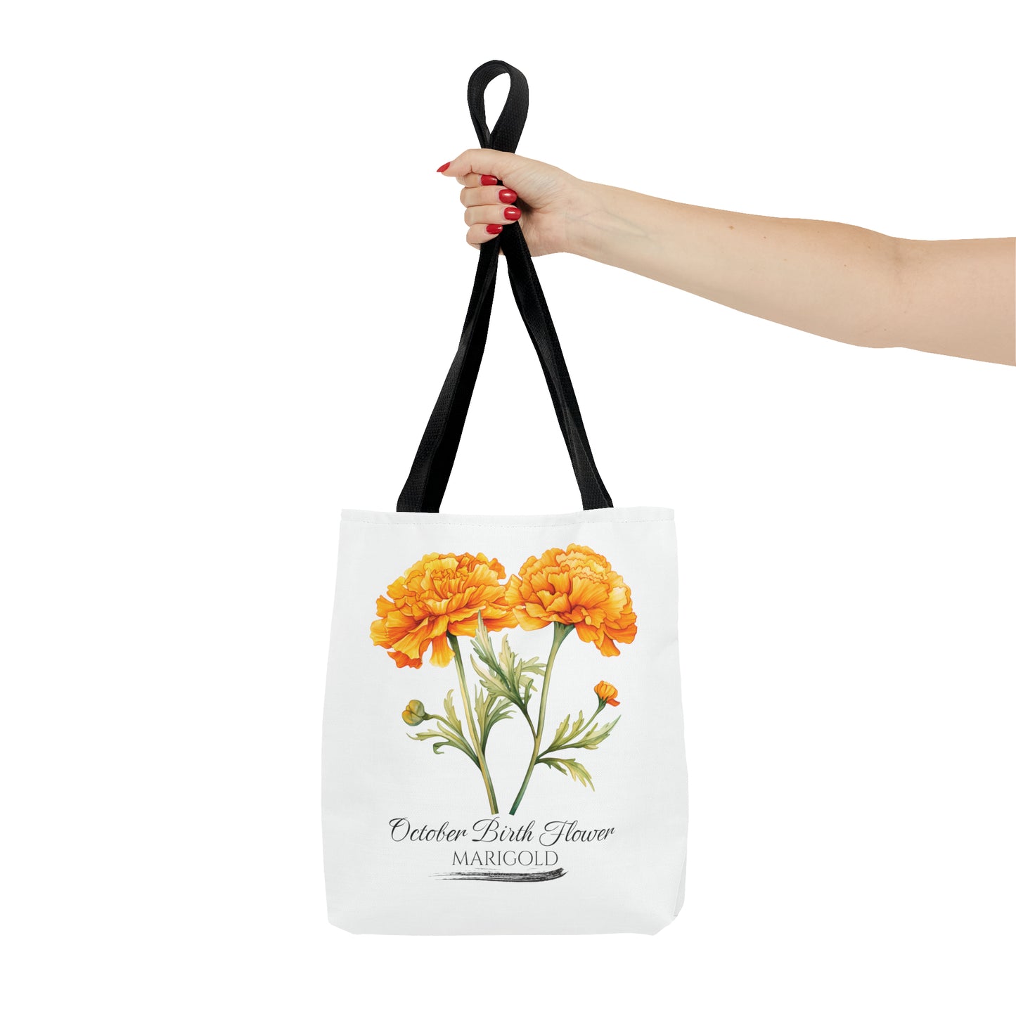 October Birth Flower: Marigold - Tote Bag (AOP)