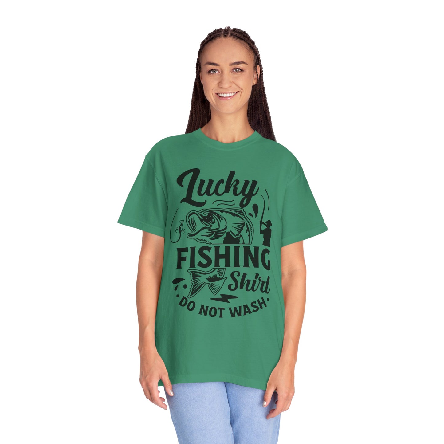 Lucky fishing shirt: Unisex Garment-Dyed T-shirt