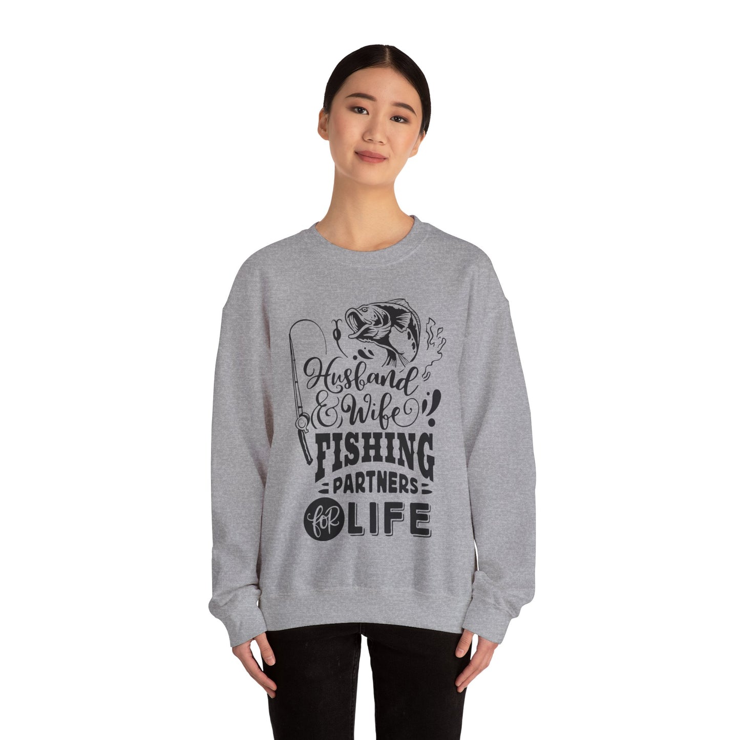 Husband and wife - Unisex Heavy Blend™ Crewneck Sweatshirt