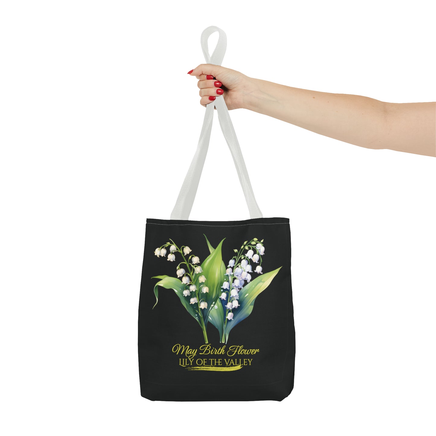 May Birth Flower: Lily of the valley - Tote Bag (AOP)