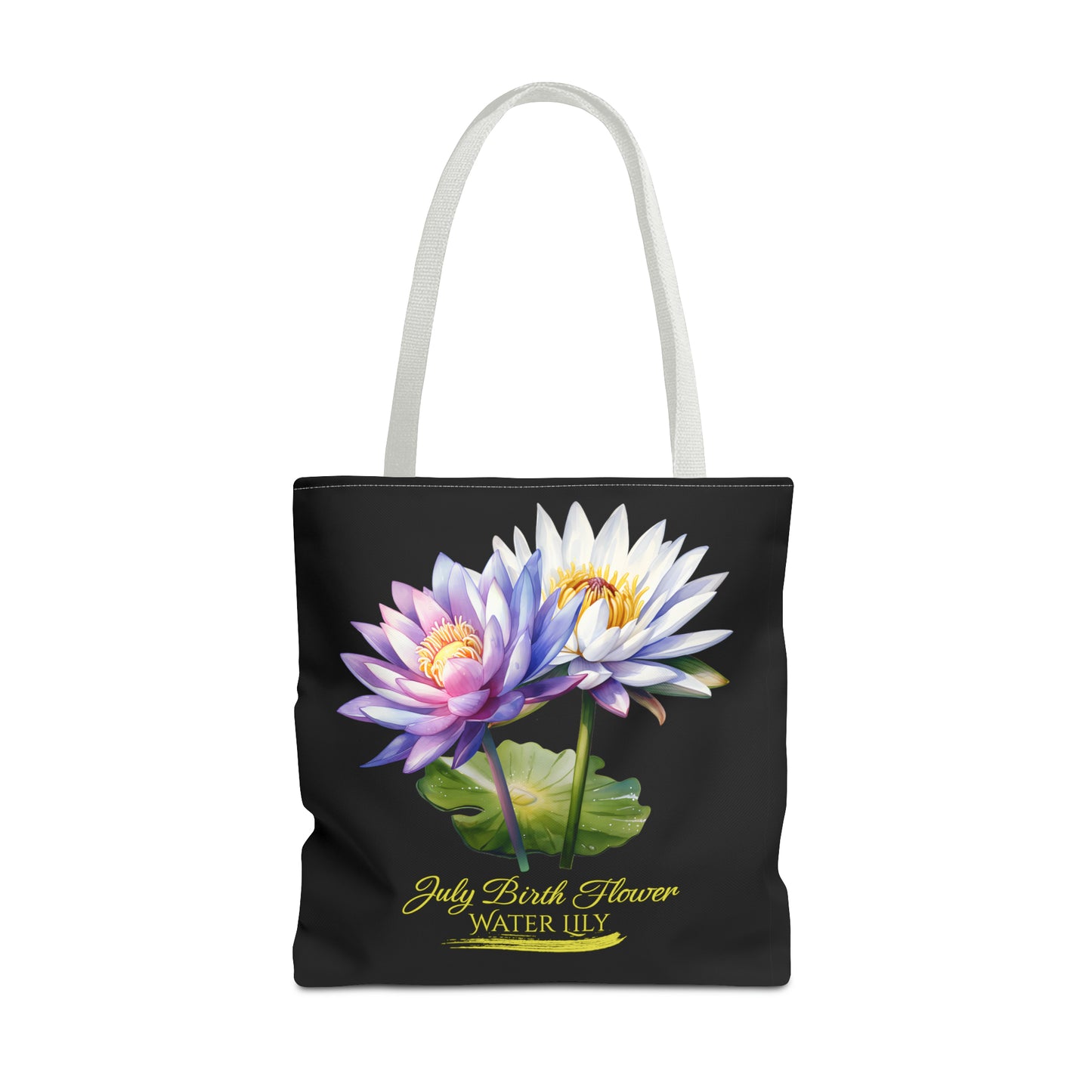 July Birth Flower: Water Lily - Tote Bag (AOP)