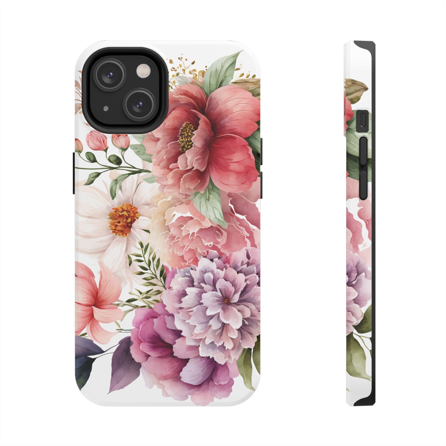 Tough Phone Cases: Watercolor Flower