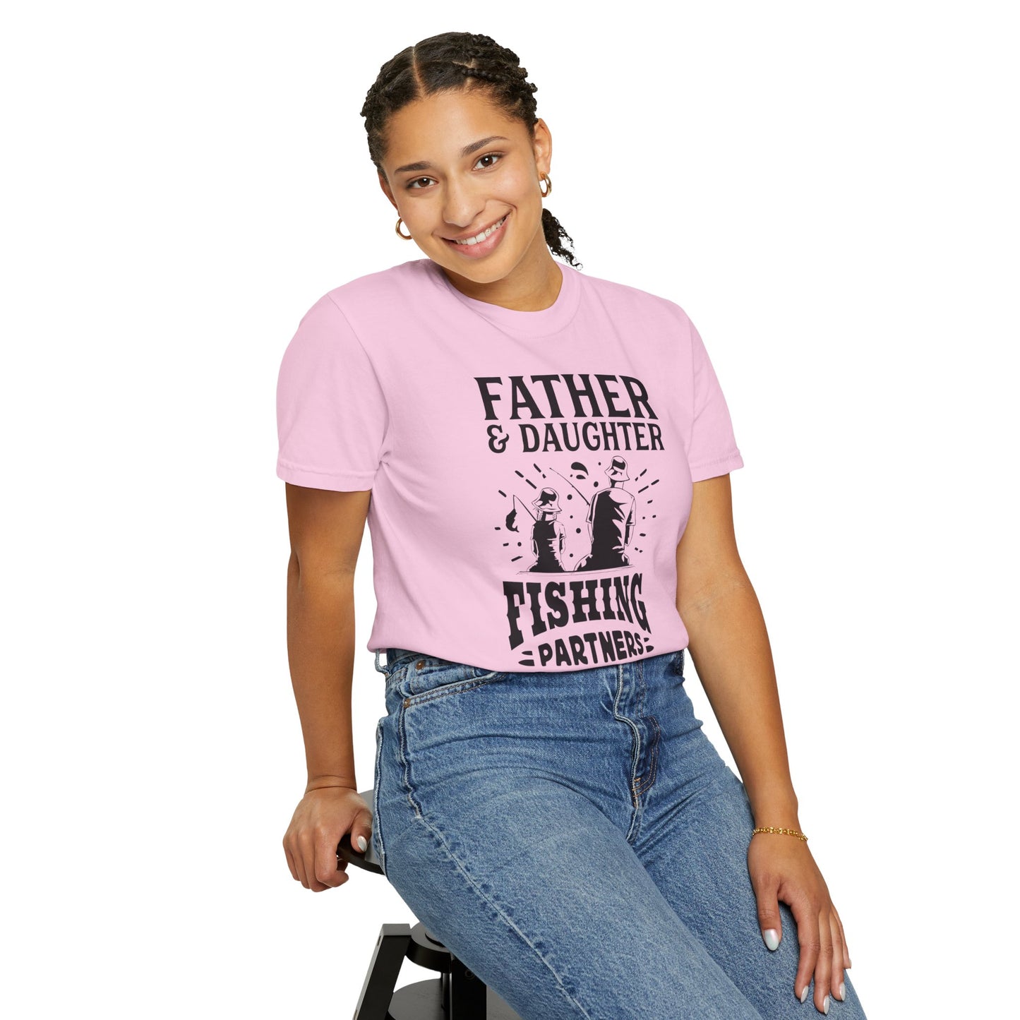 Father and daughter forever: Unisex Garment-Dyed T-shirt