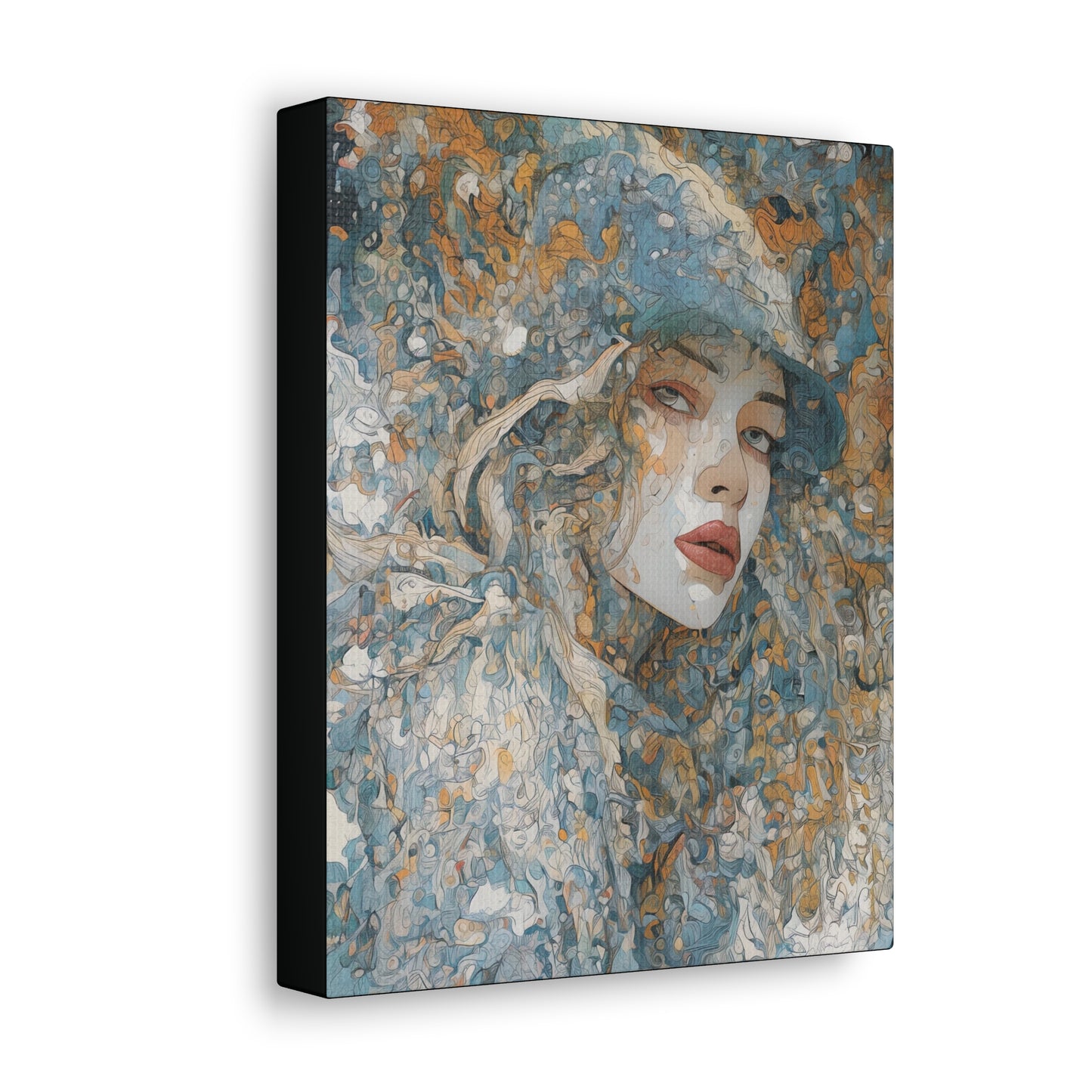 Beautiful Woman Abstract Art: Canvas Gallery Wraps