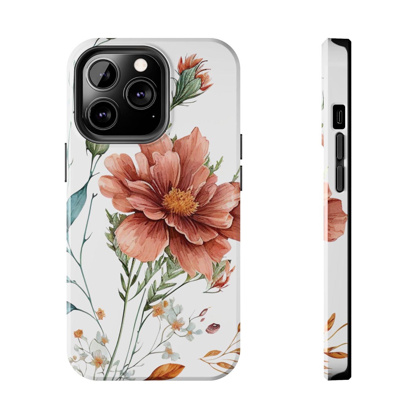 Tough Phone Cases: Watercolor Flower