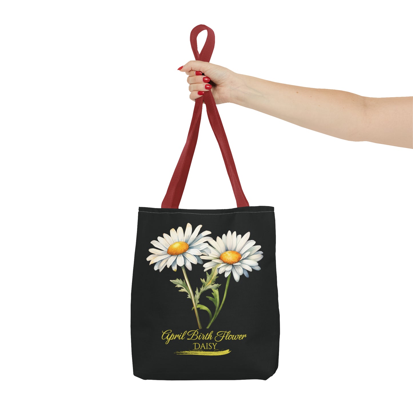 April Birth Flower: Daisy - Tote Bag (AOP)