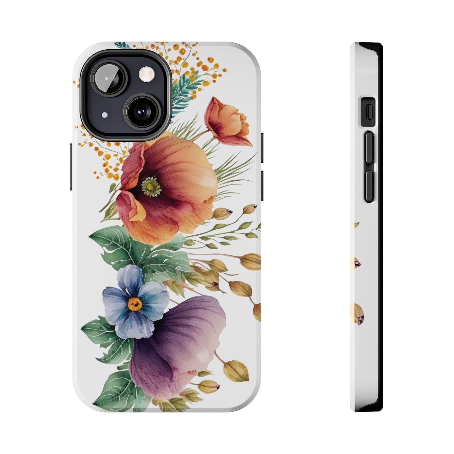 Tough Phone Cases: Watercolor Flower