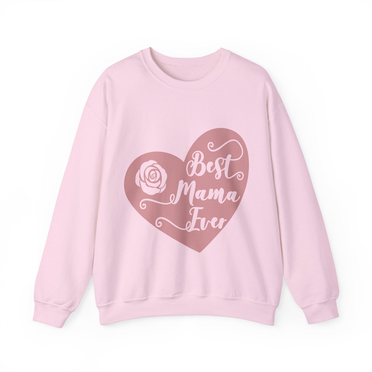 Best Mom Ever Heart - Unisex Heavy Blend™ Crewneck Sweatshirt