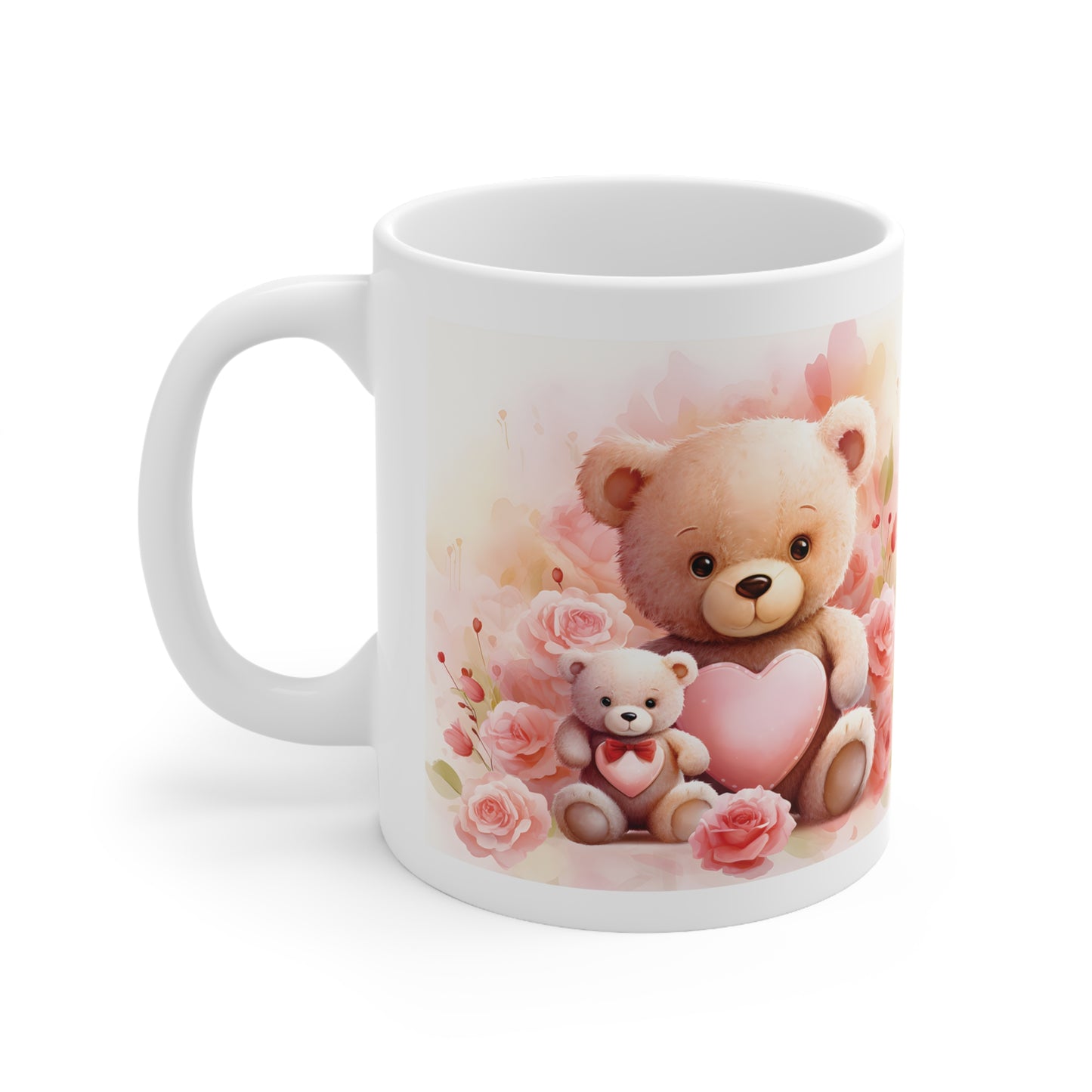 Valentine's Teddy Bear: Ceramic Mug 11oz