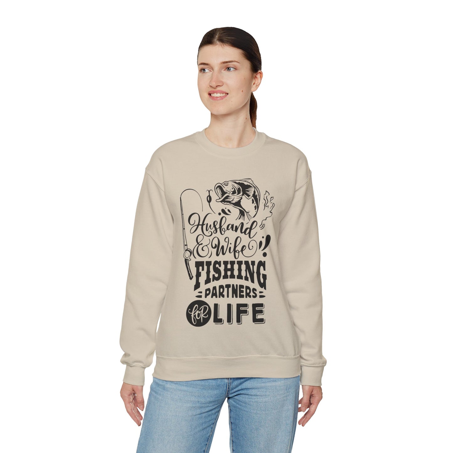 Husband and wife - Unisex Heavy Blend™ Crewneck Sweatshirt