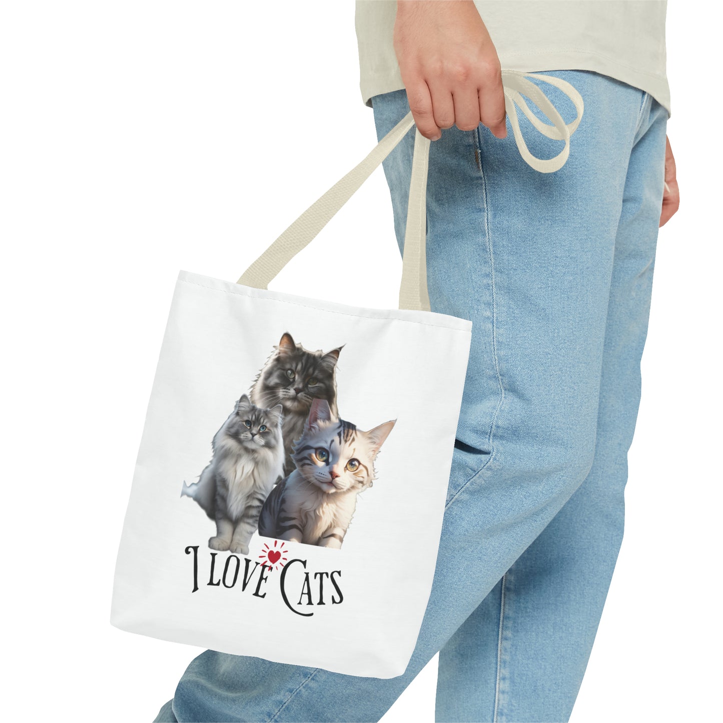 I love Cats - Tote Bag (AOP)