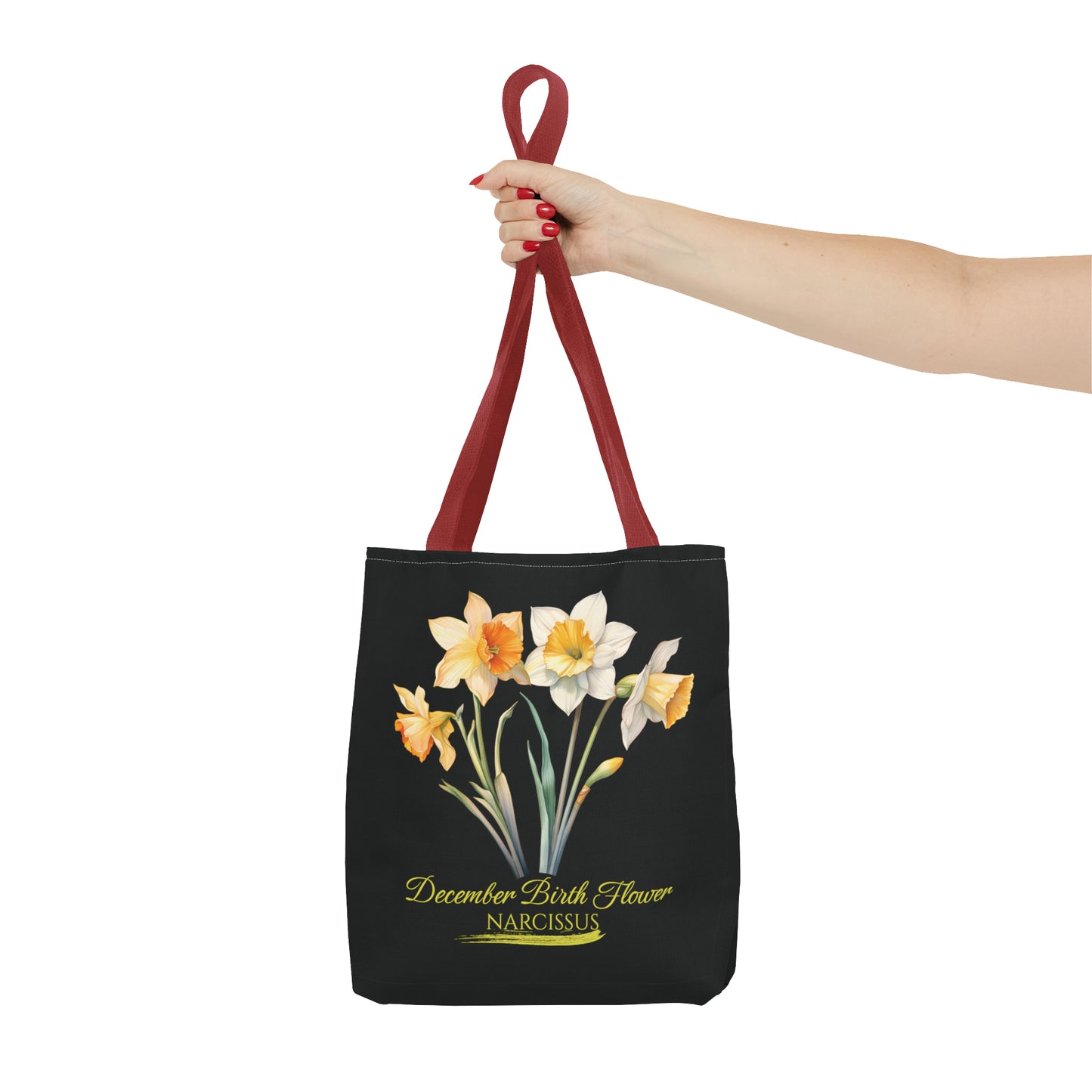 December Birth Flower: Narcissus - Tote Bag (AOP)