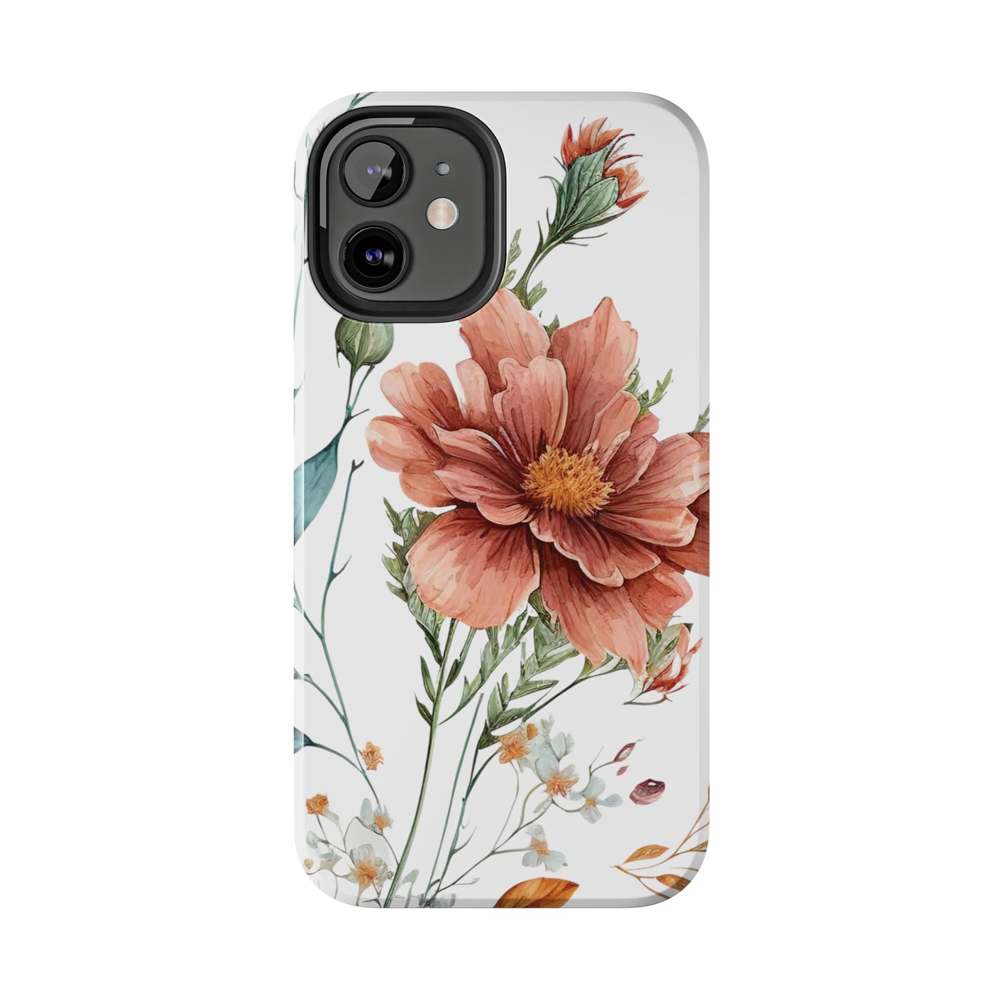 Tough Phone Cases: Watercolor Flower