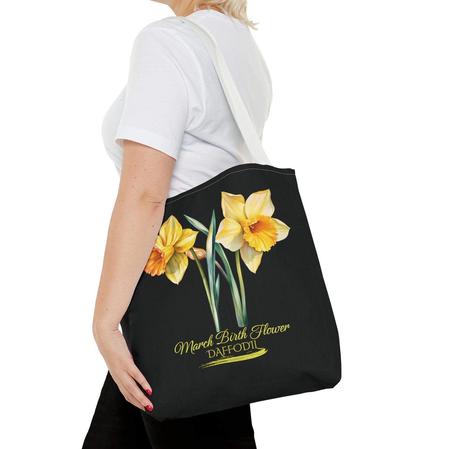 March Birth Flower: Daffodil - Tote Bag (AOP)